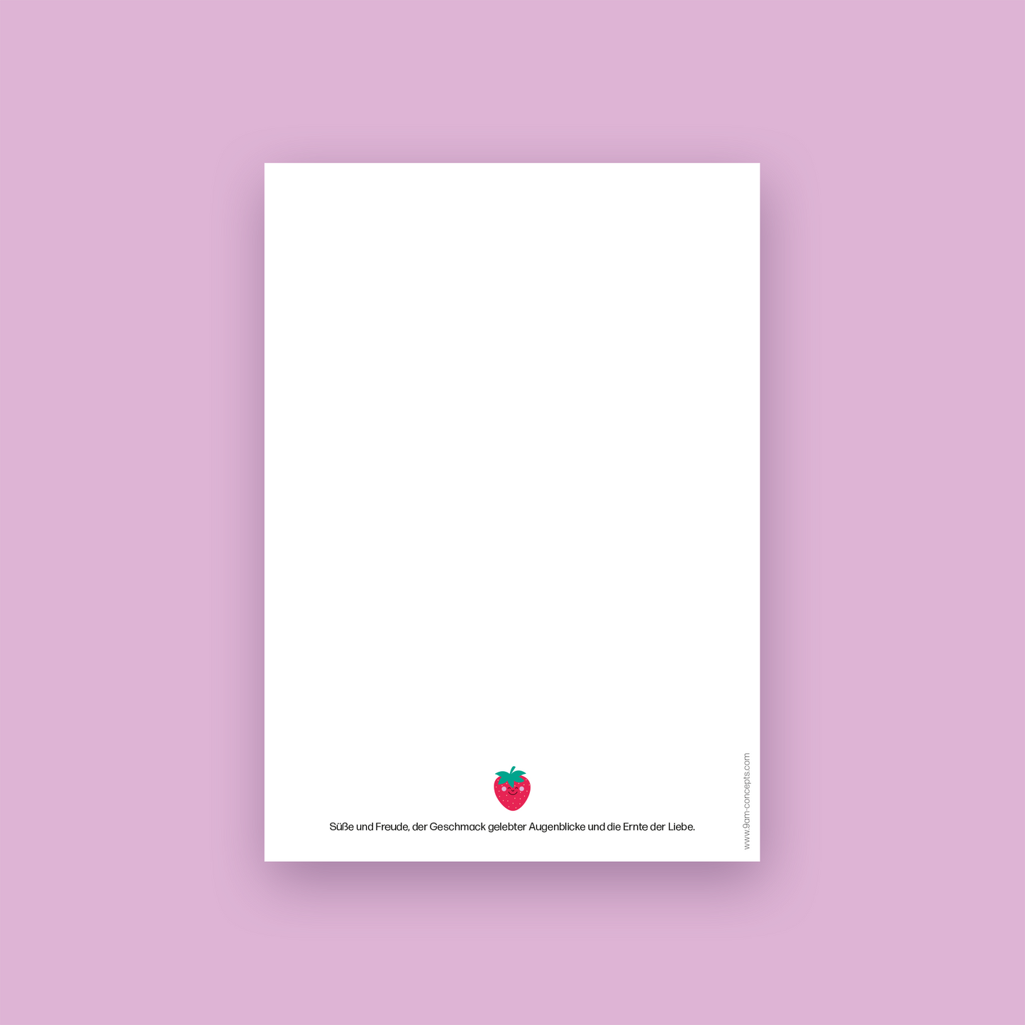 Karte 'ERDBEERE' im 3er Set