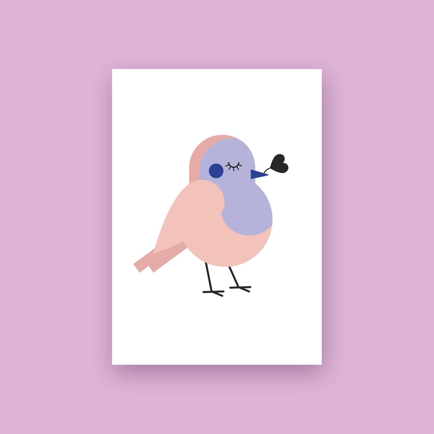 Karte 'VOGEL' im 3er Set