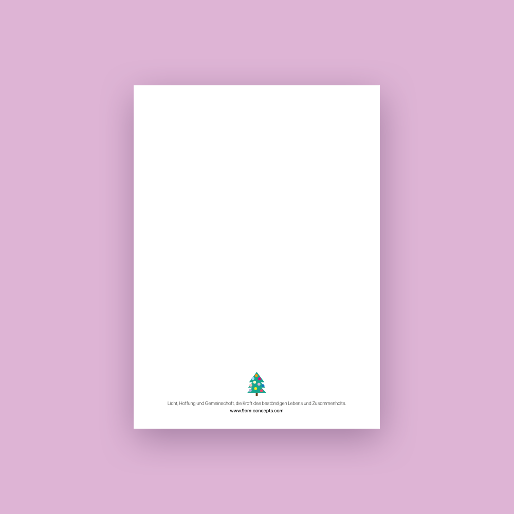 Karte 'BAUM' im 3er Set