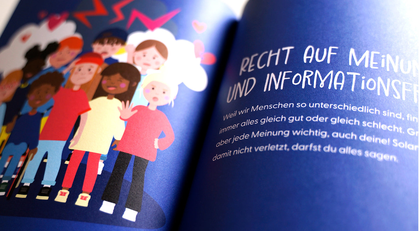 Buch 'KINDERRECHTE SIND FÜR ALLE DA!'