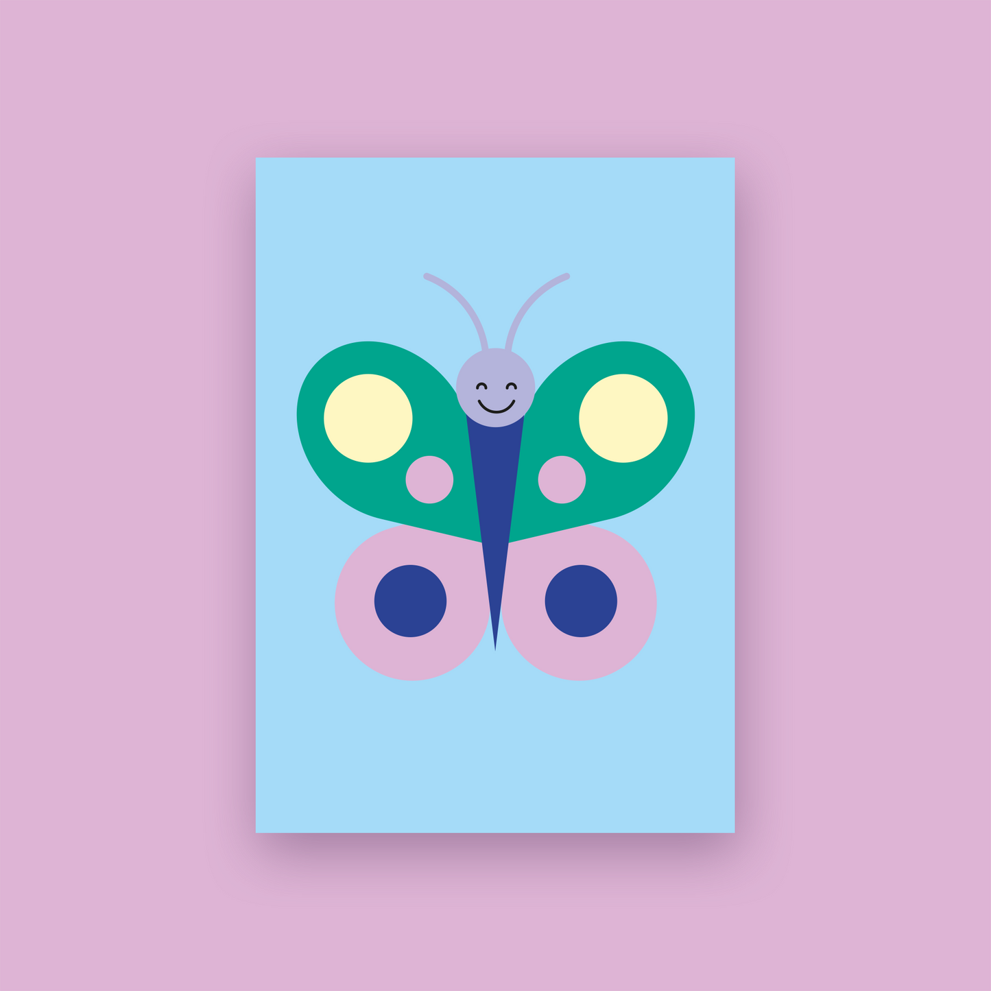 Karte 'SCHMETTERLING' im 3er Set