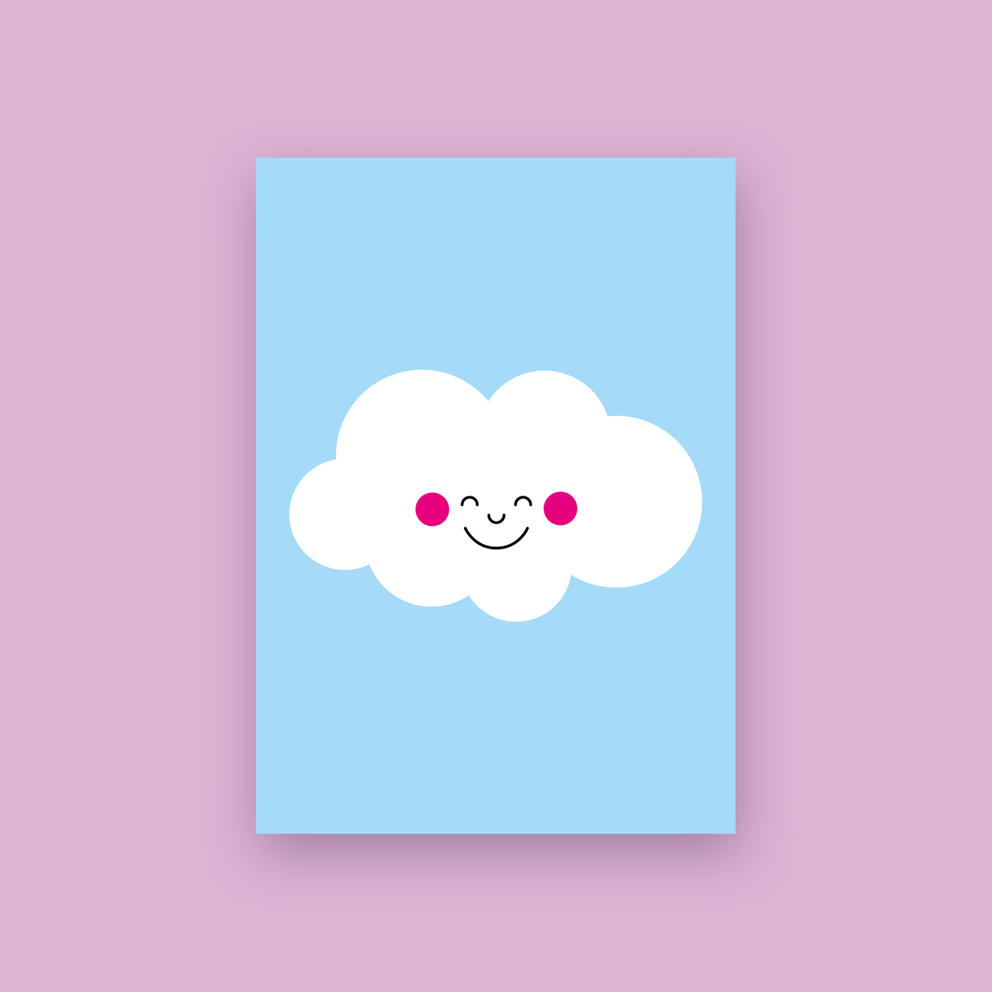 Karte 'WOLKE' im 3er Set