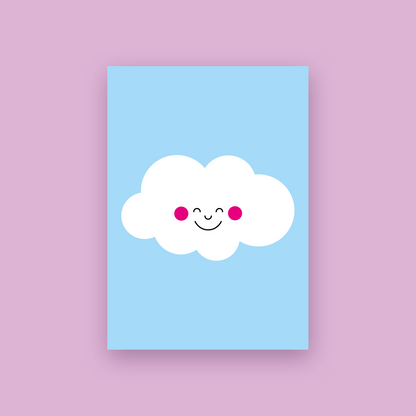 Karte 'WOLKE' im 3er Set