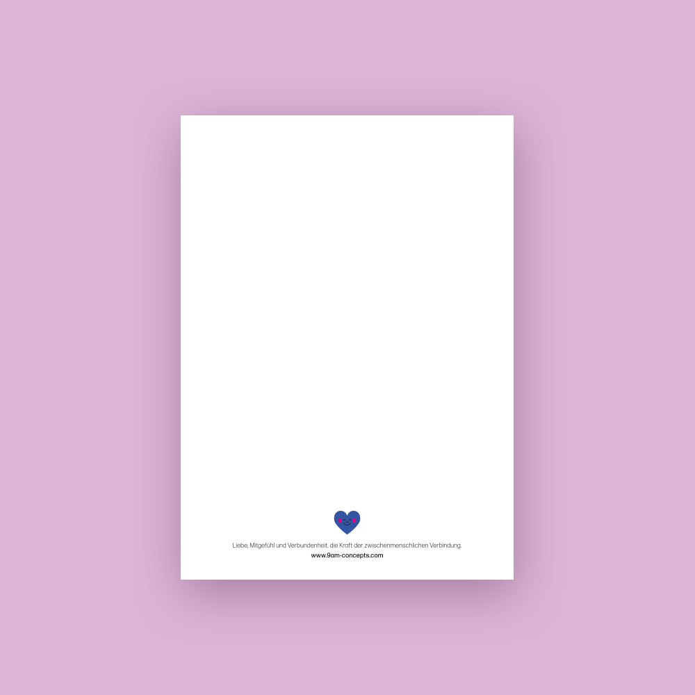Karte 'BLAUES HERZ' im 3er Set